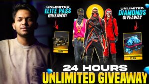 12 Million Special India's Biggest Giveaway 24 Hours Stream 24 Hours Giveaway Garena Free Fire