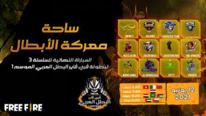 [2021]Free Fire Arab Championship | Season 1 Series 3| المباراة النهائية