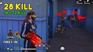 28 Kill Duo vs Squad Ajjubhai and Jontybhai OverPower Gameplay - Garena Free Fire