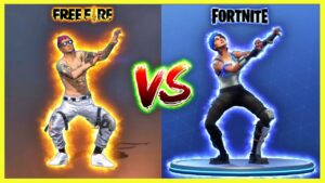 30 Emotes FREE FIRE vs FORNITE - COMPARANDO EMOTES 2021