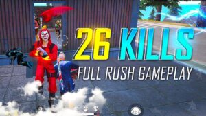 Badge99 Unstoppable Rush Gameplay 26 Kills - Garena Free Fire