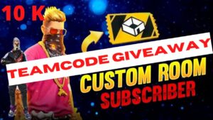 FREEFIRE LIVE TEAMCODE GIVEAWAY AND CUSTOM ROOMS // FREEFIRELIVE // CUSTOM ROOMS #TOTALGAMING