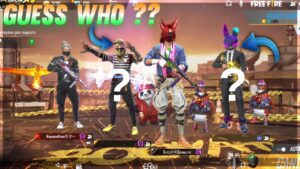 GUESS WHO ARE THEY ? 🤪GARENA FREEFIRE @sudipsarkar