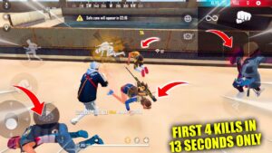 Garena Free Fire World Record First 4 Kills In 13 Seconds Only | Factory King Free Fire - PK GAMERS