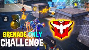 Grenade Only Challenge On High Rank - Garena Free Fire