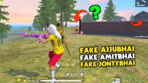 I Meet Fake Ajjubhai, Amitbhai and Jontybhai Best Gameplay - Moment   Garena Free Fire