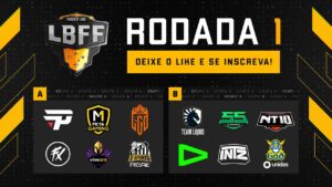 LBFF 5 - Rodada 1 - Grupos A e B | Free Fire