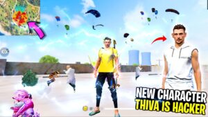 New Character Thiva In Factory Roof Op Gameplay | Garena Free Fire King Of Factory Fist Fight 4