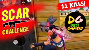 SCAR Challenge with Desi Gamers | Garena Free Fire