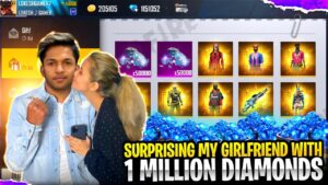 Surprsing My Girlfriend With 1Lakhs Diamond's 😱😱😱 [ HER REACTION ] Garena Free Fire