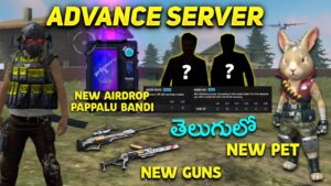 Advanced Server Live With Munna Bhai - Free Fire Telugu - Free Fire Live Telugu