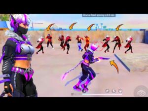 🔥Female "ELITE PASS" Bundle Factory Roof Funniest Gameplay And Team-up Don't Miss - Garena Free Fire