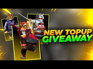 Free Fire Live- New Top Up Event Giveaway Romeo Is Live- AO VIVO