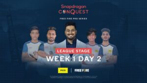 [HINDI] SNAPDRAGON CONQUEST: FREE FIRE PRO SERIES | LEAGUE STAGE | WEEK 1 DAY 2 - Garena Free Fire