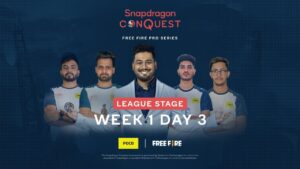 [HINDI] SNAPDRAGON CONQUEST: FREE FIRE PRO SERIES | LEAGUE STAGE | WEEK 1 DAY 3 - Garena Free Fire