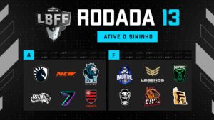 LBFF 6 Série B - Rodada 13 - Grupos A e F | Free Fire