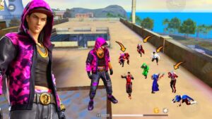 🔥New “SAUCE SWAGGER” Bundle Indonesia Server  Factory Roof Overpower Gameplay - Garena Free Fire