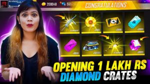 Opening  1 Lakh RS Dimond Crates || Garena Free Fire || Bindass Laila