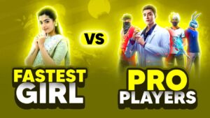 Overpower Girl 😳 Vs Pro Players || Free Fire Fastest Girl Gamer - Garena Free Fire
