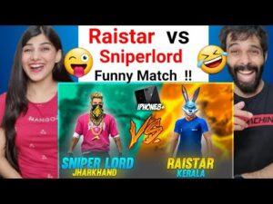 RAISTAR vs SNIPERLORD !!🤯❤️  Jharkhand vs Kerala - Garena Free Fire Gyan Gaming Raistar Reaction