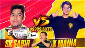 SK SABIR VS XMANIA🔥🔥 !! 1 V 1 CLASH SQUAD - GARENA FreeFire #Xmania #sksabir