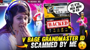 V Badge Youtuber Grandmaster ID Scammed || Garena Free Fire || Bindass Laila || Black Flag Army