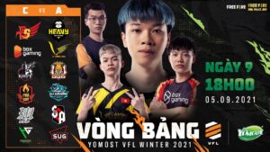 Yomost VFL Winter 2021 [Ngày 9] HQ mang về 100 triệu, BTS vượt Team Flash leo lên top 2 BXH lượt đi