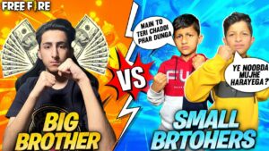 Big Brother Vs Small Brtohers😱 1 Vs 2 For 40000💎- Garena Free Fire
