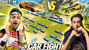 Car Fight In Free Fire Craftland Custom 4 Vs 4 Best Funny Gameplay 😂 - Garena Free Fire