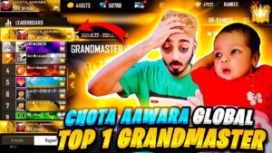 Chota AAWARA On Global Top 1 Grandmaster || Last Zone 41Player Alive || Free Fire