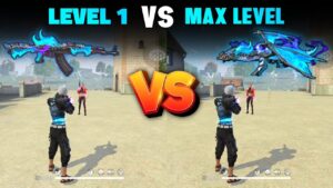 EVO DRACO AK ABILITY TEST | LEVEL 1 VS MAX LEVEL COMPARISON - GARENA FREE FIRE
