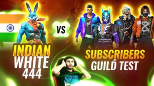 FREE FIRE LIVESTREAM INDIAN WHITE444 VS PRO SUBSCRIBERS - GARENA FREE FIRE LIVE