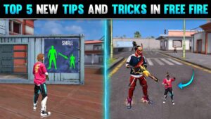 FREE FIRE SMALL CHARACTER TRICK | TOP 5 SECRET TRICKS - GARENA FREE FIRE