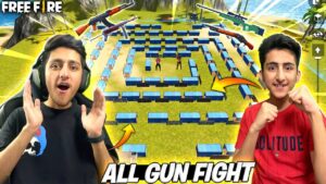 Fighting With My Brother In Craftland Mode 😍 Sniper challenge (Funny Moments) - Garena Free Fire