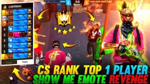 Global Top 1 CS Rank Player 💕|| Call me Noob || Garena Free Fire