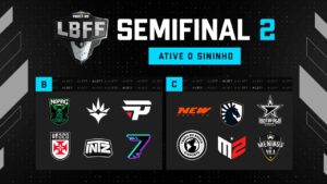 LBFF 6 Série B - Semifinal 2 - Grupo B x C | Free Fire