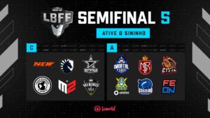 LBFF 6 Série B - Semifinal 5 - Grupos C e A | Free Fire