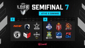 LBFF 6 Série B - Semifinal 7 - Grupos C e A | Free Fire