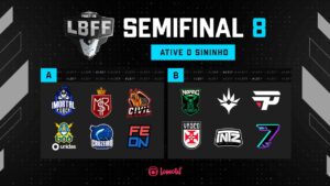LBFF 6 Série B - Semifinal 8 - Grupos A e B | Free Fire