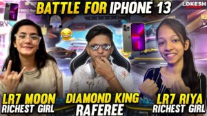 LR7 Moon Vs LR7 Riya Richest Girls Collection Battle [ Winner Will Get iPhone 13 🤯] Garena Free Fire