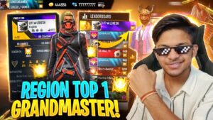 Lokesh Gamer On Global Top 1 GrandMaster First Time 🤯 Garena Free Fire