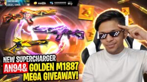 New Golden Glare M1887 And AN94 Gun Skin Giveaway Garena Free Fire