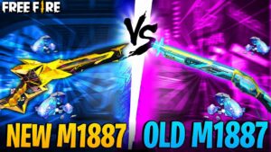 New M1887 Vs Old M1887😨😨Who will win - Garena Free Fire