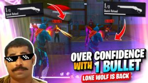 Over Confident with 1 Bullet 🙄 What Happened Next?? 😱 Garena Free Fire Malayalam | AJ's GamingZone