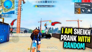 Playing Free Fire On "Iphone 14" Prank Random Player Shocking Reaction - Garena free fire