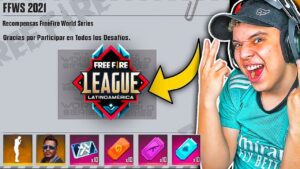 RECLAMANDO RECOMPENSAS DE LA FINAL FREE FIRE LEAGUE 2021 *HOY REGALARE 30 SALAS*