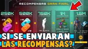 RECOMPENSAS por LA FINAL DE LA FREE FIRE LEAGUE 😱 GARENA SI ENVIARA LAS RECOMPENSAS?✅