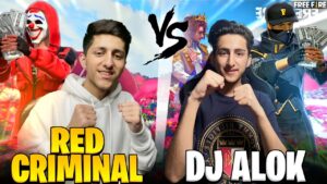 Red Criminal Vs Dj Alok 50,000 Diamond 💎 Challenge Revenge Time Clash Squad - Garena Free Fire