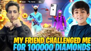 Rich Kid Challenge Me For 1 V 1😡For 100000💎💎- Garena Free Fire
