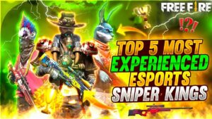 TOP 5 MOST EXPERIENCED ESPORTS SNIPER KINGS 😱🔥 Mysterious Facts - Garena Free Fire